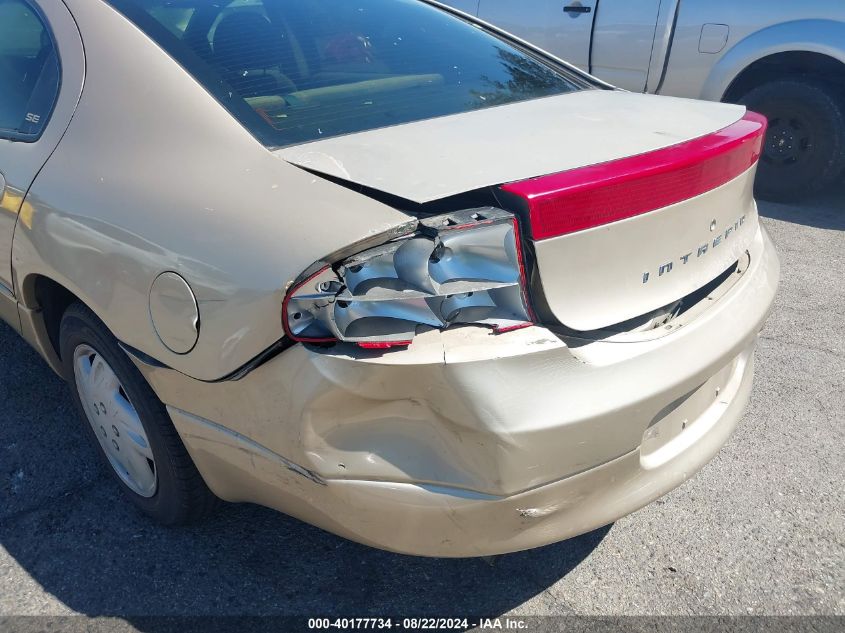 2001 Dodge Intrepid Se VIN: 2B3AD46R01H575266 Lot: 40177734