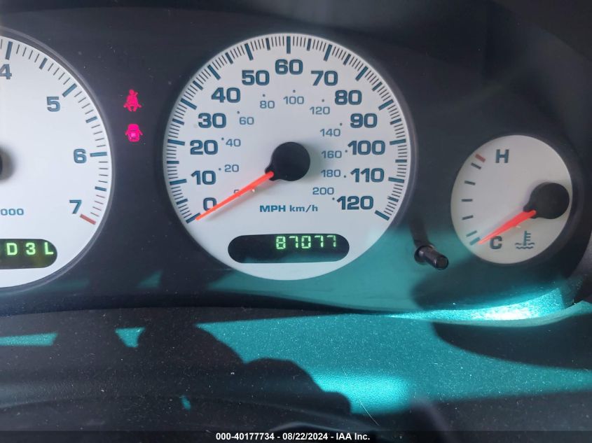 2001 Dodge Intrepid Se VIN: 2B3AD46R01H575266 Lot: 40177734