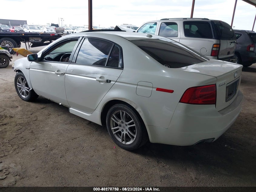 2006 Acura Tl white sedan gasoline 19UUA66236A035324 photo #4