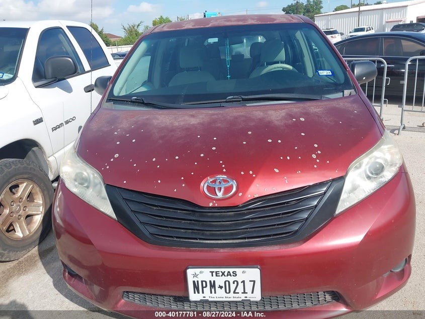 2011 Toyota Sienna VIN: 5TDKA3DC7BS004753 Lot: 40177781