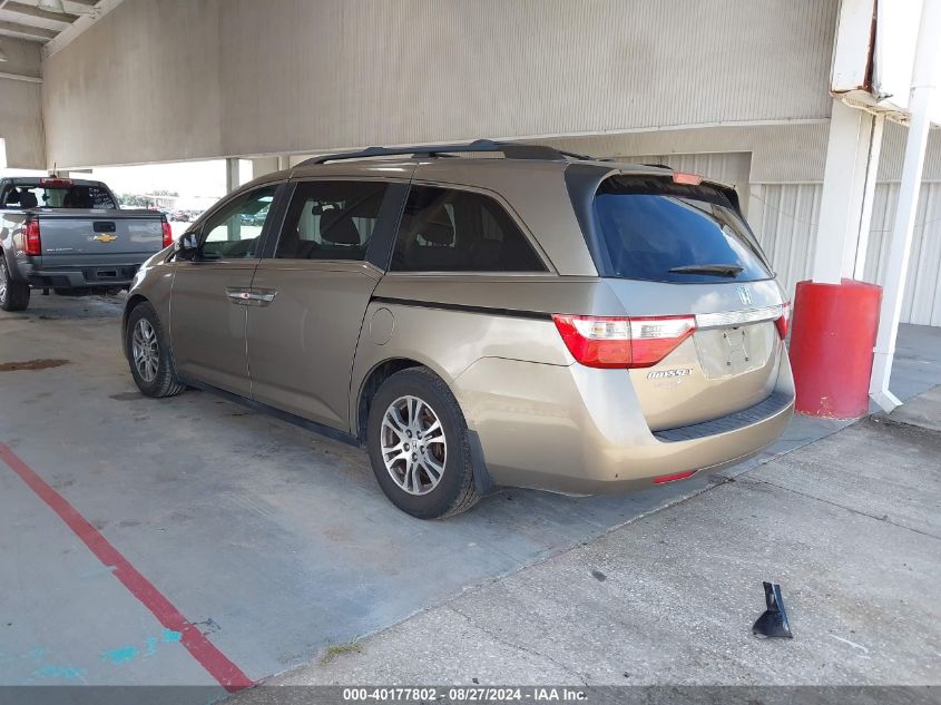 5FNRL5H63BB0840 2011 Honda Odyssey Exl