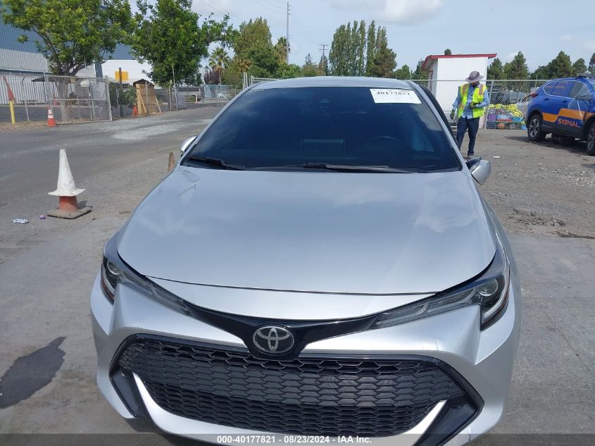 2019 Toyota Corolla Se VIN: JTNK4RBEXK3018058 Lot: 40177821