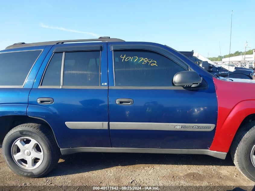 2003 Chevrolet Trailblazer Ls VIN: 1GNDS13S632206048 Lot: 40177842