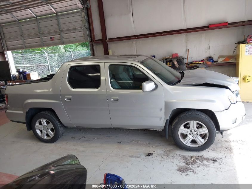 2013 Honda Ridgeline Rtl VIN: 5FPYK1F52DB009982 Lot: 40177883