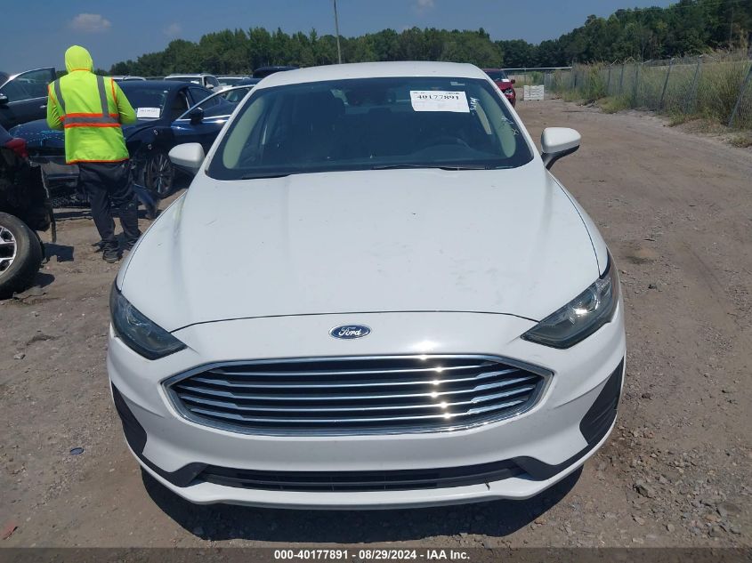 2019 Ford Fusion Se VIN: 3FA6P0H73KR123257 Lot: 40177891