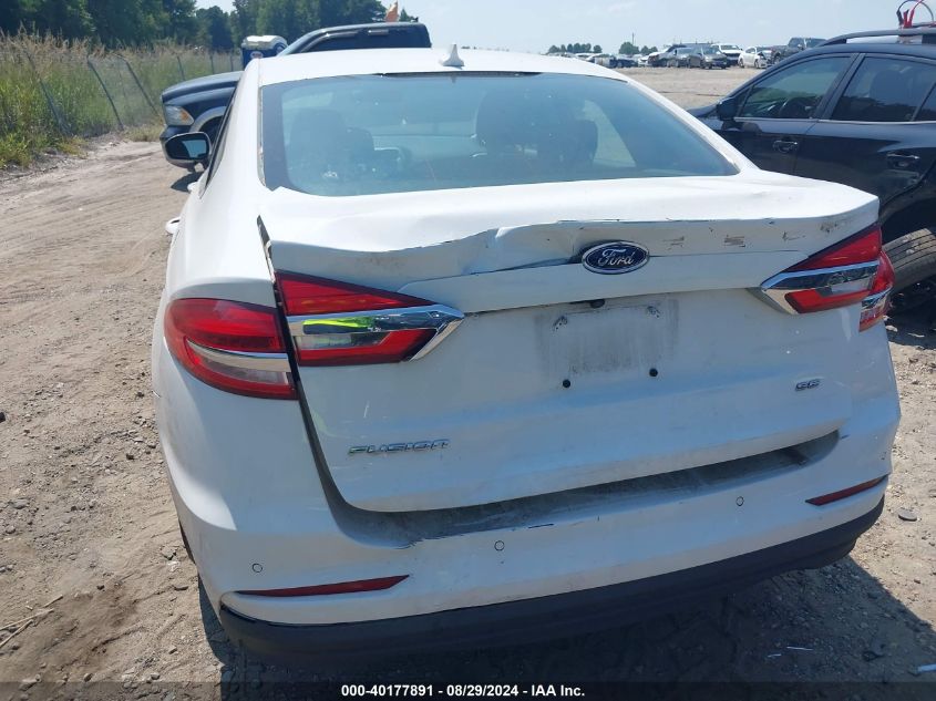 2019 Ford Fusion Se VIN: 3FA6P0H73KR123257 Lot: 40177891