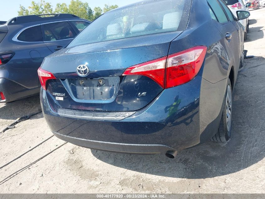 2018 Toyota Corolla Le VIN: 2T1BURHE9JC084540 Lot: 40177920