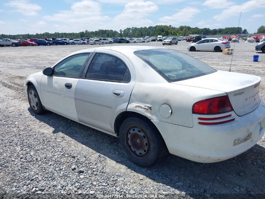 2003 Dodge Stratus Se VIN: 1B3EL36X53N603442 Lot: 40177954