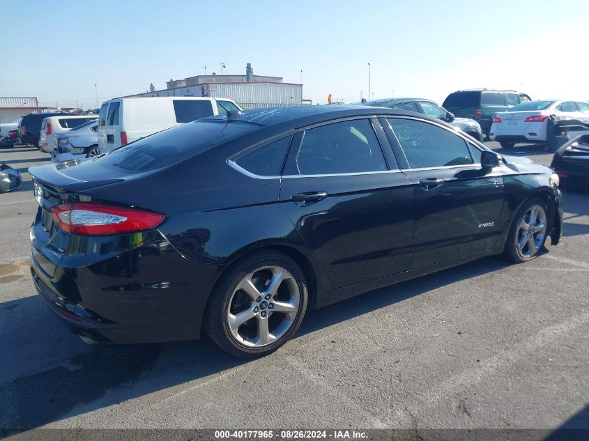 2013 Ford Fusion Hybrid Se VIN: 3FA6P0LU4DR170247 Lot: 40177965