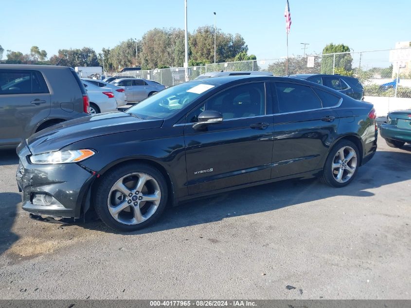 2013 Ford Fusion Hybrid Se VIN: 3FA6P0LU4DR170247 Lot: 40177965