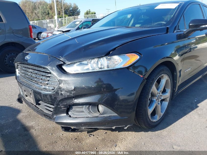 2013 Ford Fusion Hybrid Se VIN: 3FA6P0LU4DR170247 Lot: 40177965