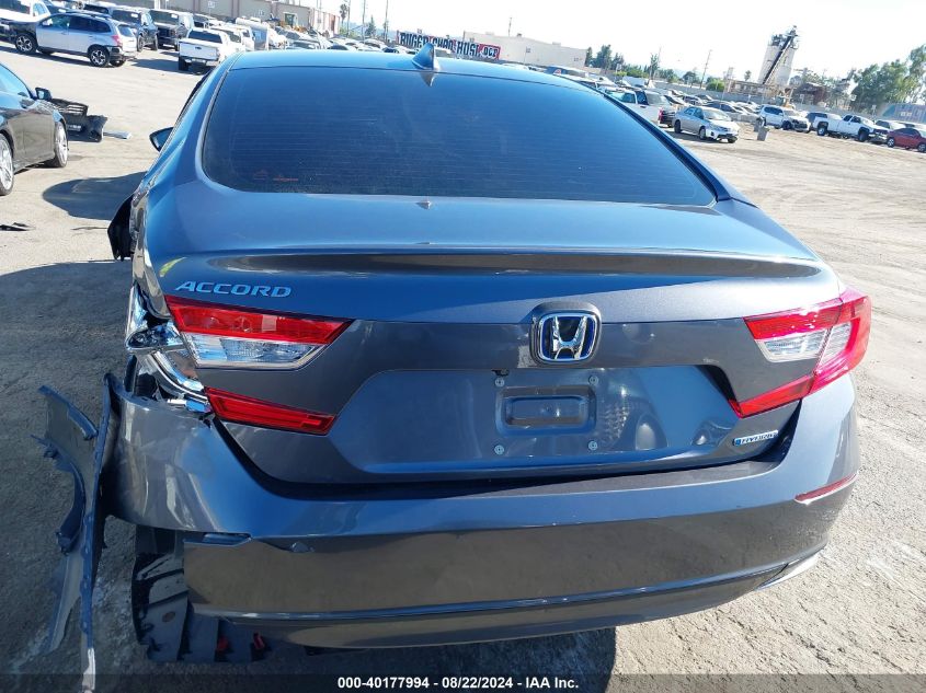 2021 Honda Accord Hybrid VIN: 1HGCV3F1XMA002906 Lot: 40177994