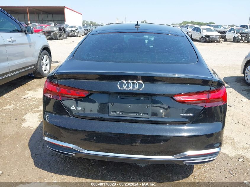 2021 Audi A5 Sportback Premium Plus 45 Tfsi Quattro S Tronic VIN: WAUFACF53MA026827 Lot: 40178029