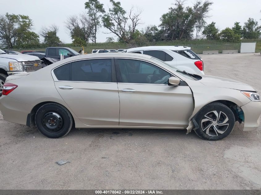 2017 Honda Accord Lx VIN: 1HGCR2F36HA180981 Lot: 40178042