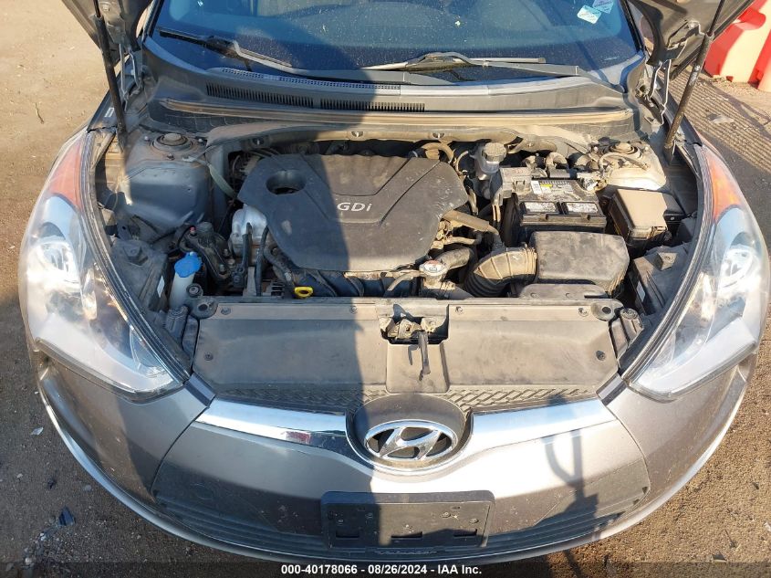 2014 HYUNDAI VELOSTER BASE W/BLACK - KMHTC6AD7EU217601
