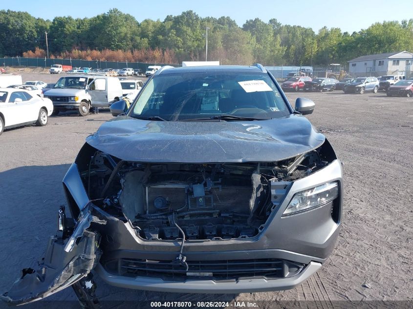 2021 Nissan Rogue Sv Intelligent Awd VIN: 5N1AT3BB0MC740255 Lot: 40178070