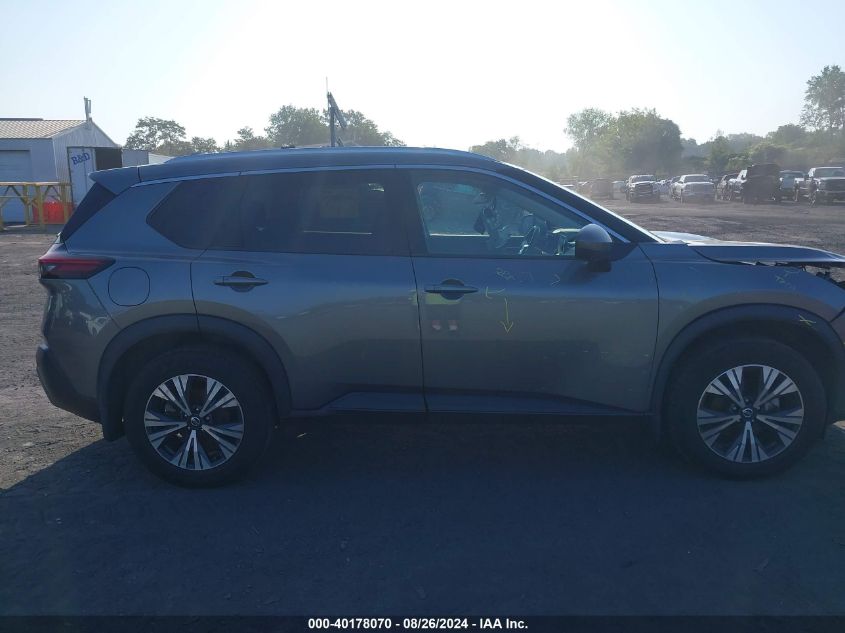 2021 Nissan Rogue Sv Intelligent Awd VIN: 5N1AT3BB0MC740255 Lot: 40178070