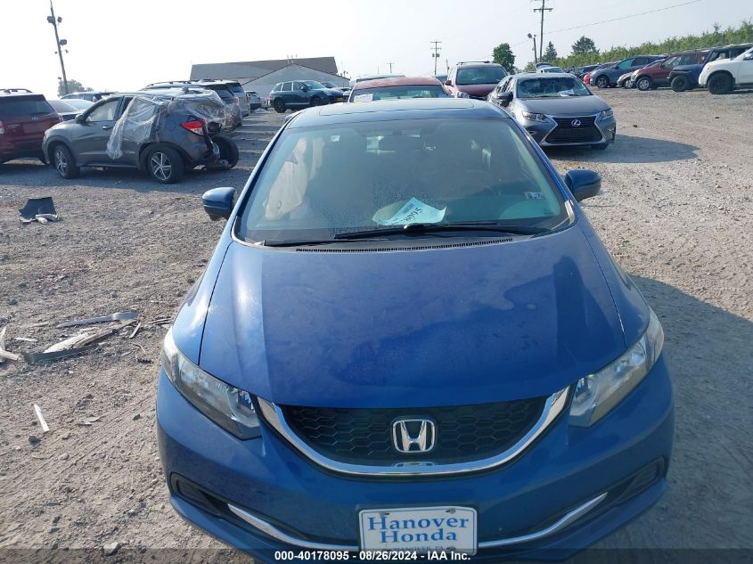 2015 Honda Civic Ex VIN: 19XFB2F85FE211157 Lot: 40178095