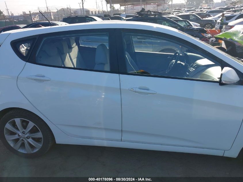 2014 Hyundai Accent Se VIN: KMHCU5AE3EU188761 Lot: 40178096