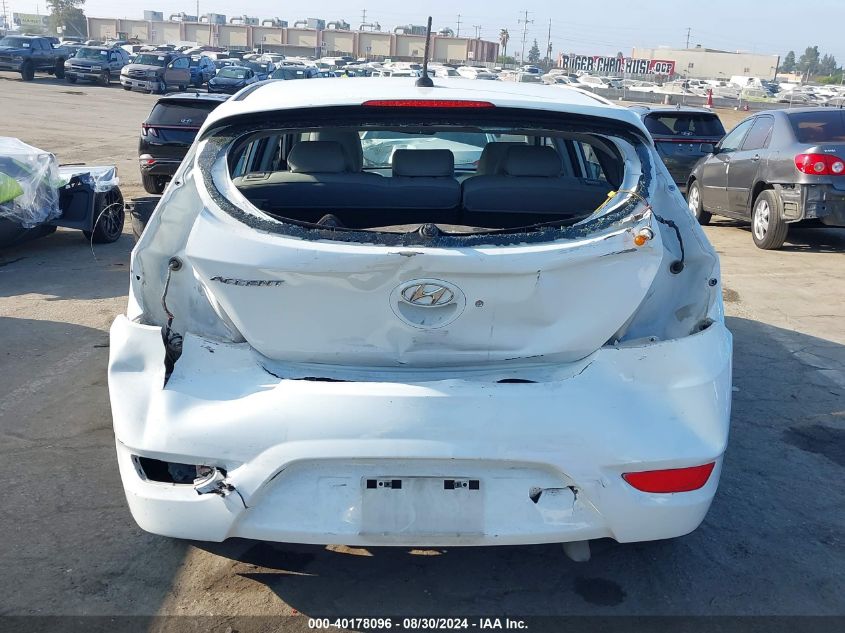 2014 Hyundai Accent Se VIN: KMHCU5AE3EU188761 Lot: 40178096