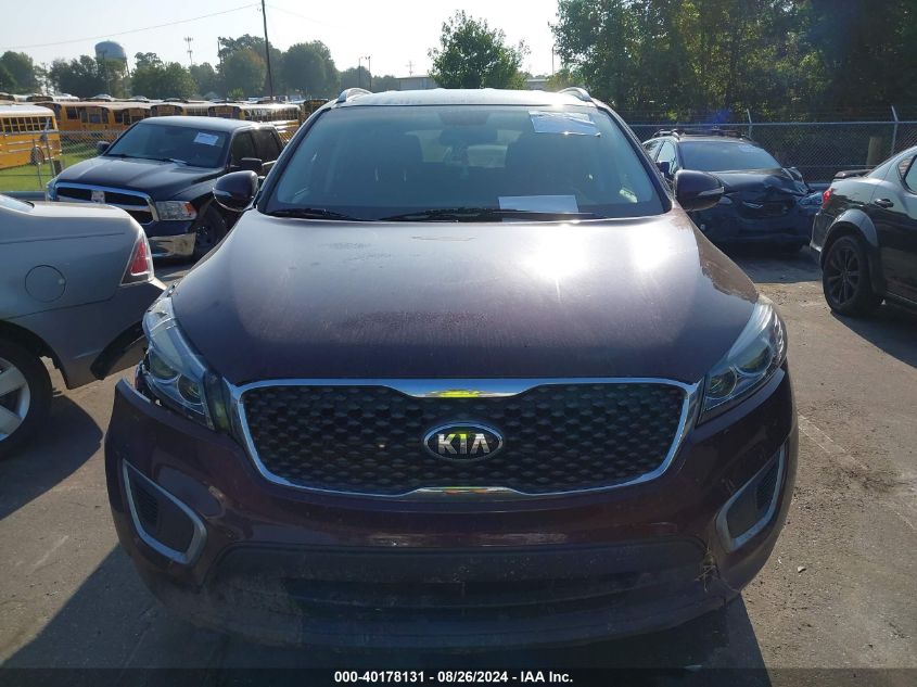 2018 Kia Sorento 2.4L Lx VIN: 5XYPG4A31JG380245 Lot: 40178131