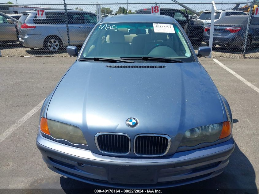 2001 BMW 325I VIN: WBAAV33451FU79968 Lot: 40178164