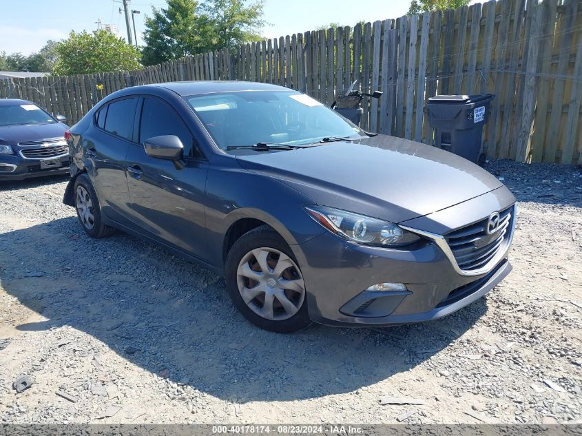 2015 MAZDA MAZDA3 I SPORT - 3MZBM1U76FM129907