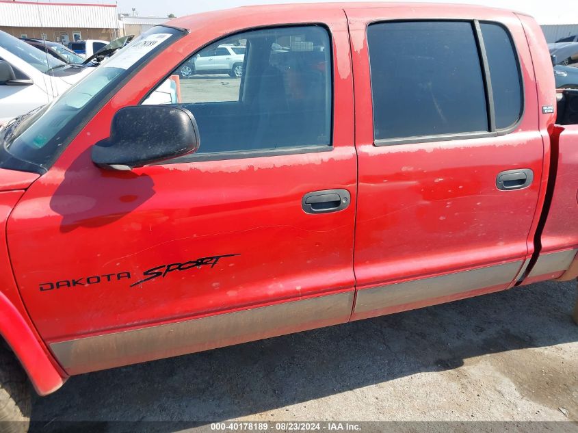 1B7GG2AN01S111590 2001 Dodge Dakota Slt/Sport