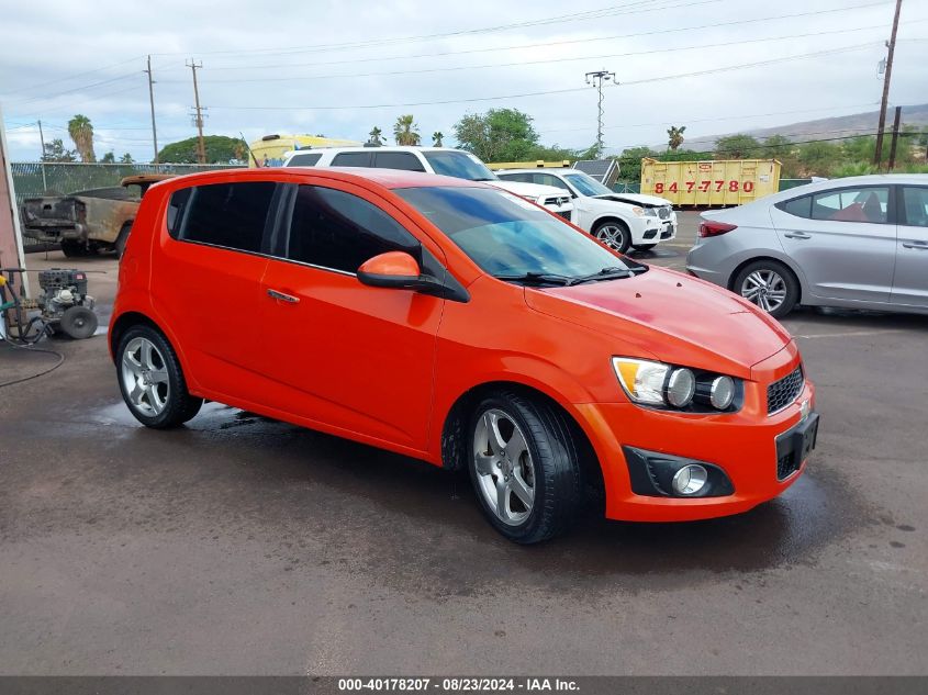 VIN 1G1JE6SB3D4101497 2013 Chevrolet Sonic, Ltz Auto no.1