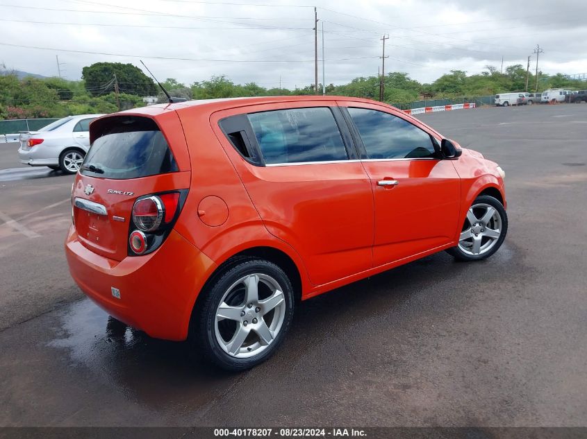 VIN 1G1JE6SB3D4101497 2013 Chevrolet Sonic, Ltz Auto no.4