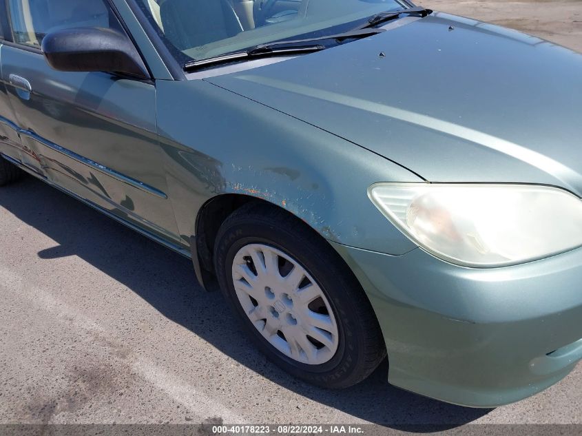 2004 Honda Civic Lx VIN: 2HGES16584H546685 Lot: 40178223