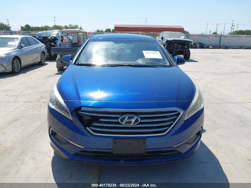 2016 Hyundai Sonata Se VIN: 5NPE24AF8GH381698 Lot: 40178238