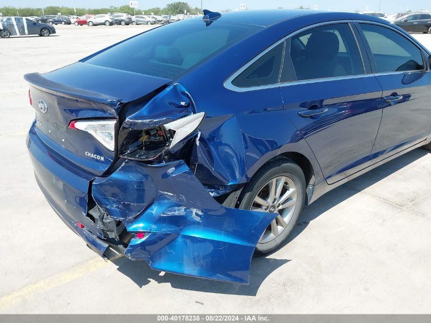 2016 HYUNDAI SONATA SE - 5NPE24AF8GH381698