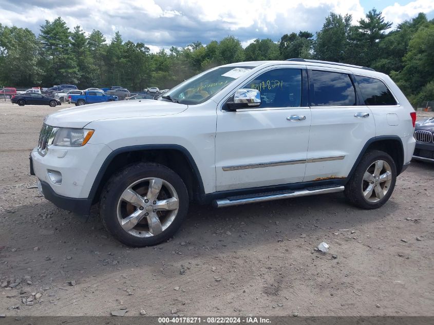 2013 Jeep Grand Cherokee Overland Summit VIN: 1C4RJFCT0DC564278 Lot: 40178271