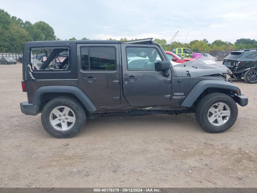 2017 Jeep Wrangler Unlimited Sport 4X4 VIN: 1C4BJWDG9HL690941 Lot: 40178319