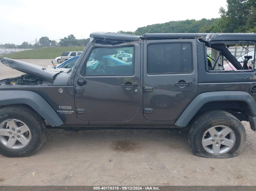 2017 JEEP WRANGLER UNLIMITED SPORT 4X4 - 1C4BJWDG9HL690941
