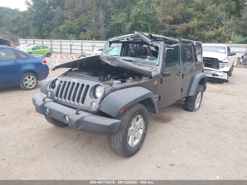 2017 JEEP WRANGLER UNLIMITED SPORT 4X4 - 1C4BJWDG9HL690941