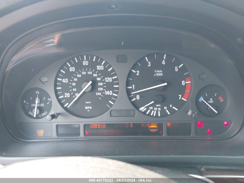 2000 BMW 540Ia VIN: WBADN6347YGM68716 Lot: 40178323