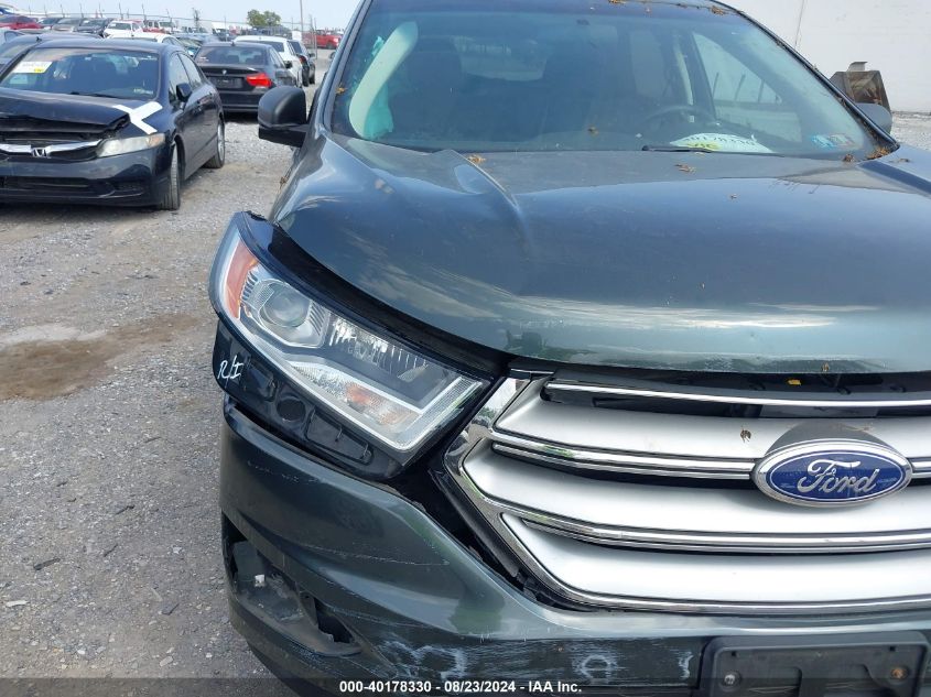 2015 Ford Edge Se VIN: 2FMTK4G90FBB88427 Lot: 40178330