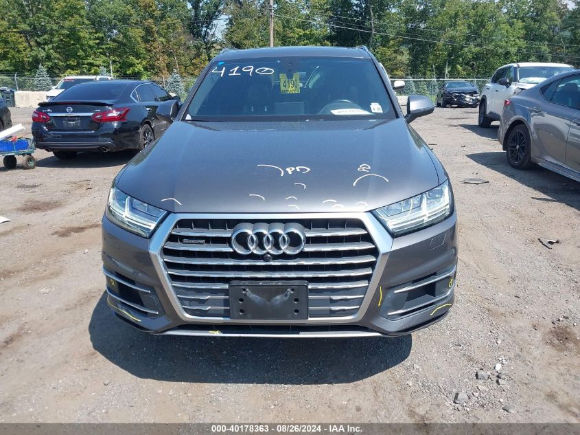 2019 Audi Q7 45 Se Premium VIN: WA1LHAF78KD044334 Lot: 40178363