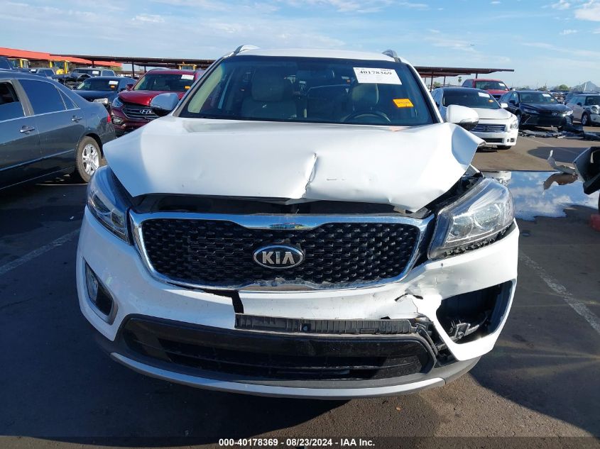 2016 Kia Sorento 3.3L Ex VIN: 5XYPH4A53GG161729 Lot: 40178369