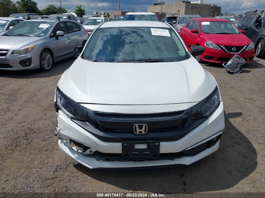 2020 Honda Civic Lx VIN: 2HGFC2F63LH596604 Lot: 40178417