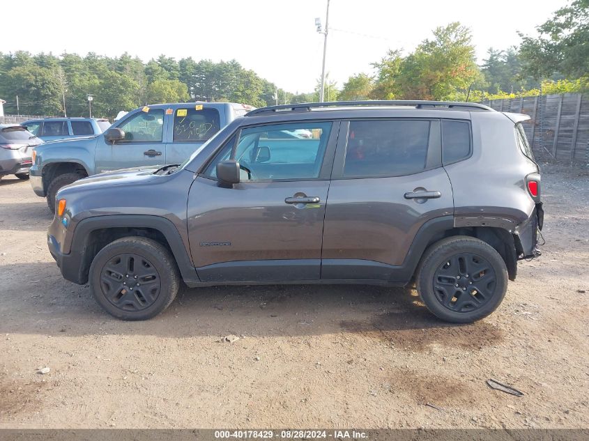 2019 Jeep Renegade Upland 4X4 VIN: ZACNJBABXKPK92247 Lot: 40178429