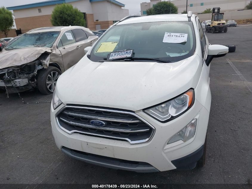 2020 Ford Ecosport Titanium VIN: MAJ6S3KL5LC354490 Lot: 40178439