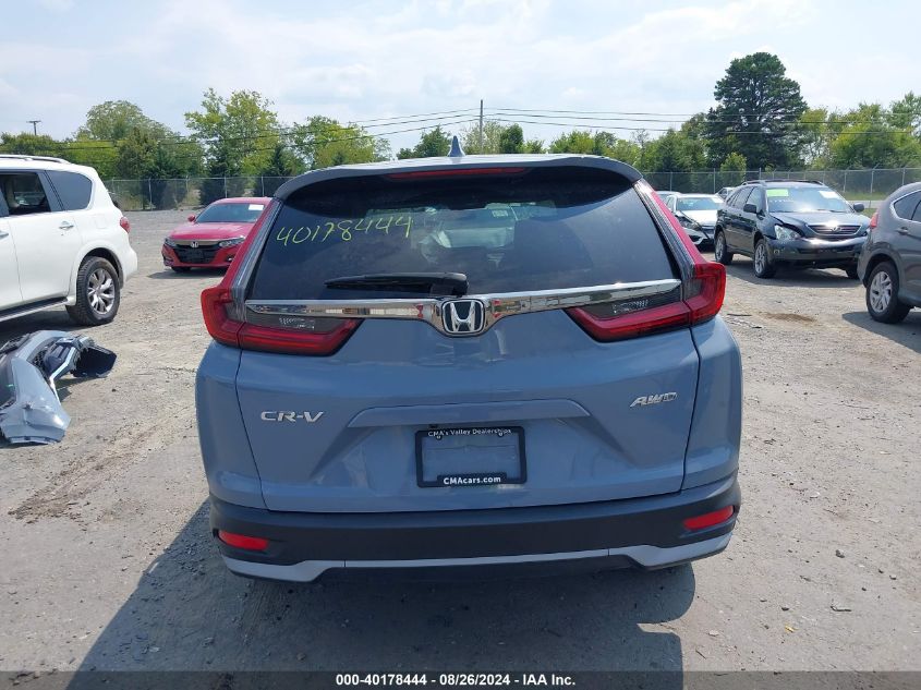 2022 Honda Cr-V Awd Ex VIN: 7FARW2H58NE049106 Lot: 40178444