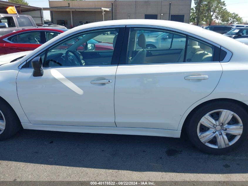 2016 Subaru Legacy 2.5I VIN: 4S3BNAA65G3046595 Lot: 40178522