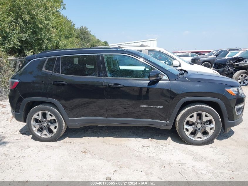 2018 Jeep Compass Limited Fwd VIN: 3C4NJCCB7JT240376 Lot: 40178565