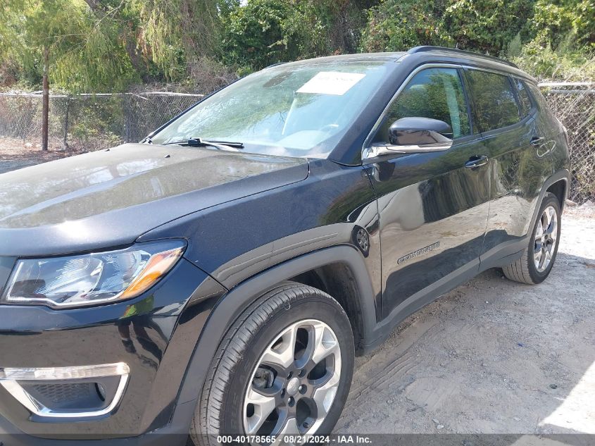 2018 Jeep Compass Limited Fwd VIN: 3C4NJCCB7JT240376 Lot: 40178565