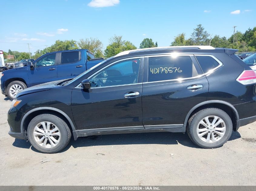 2016 Nissan Rogue Sv VIN: KNMAT2MV8GP622893 Lot: 40178576