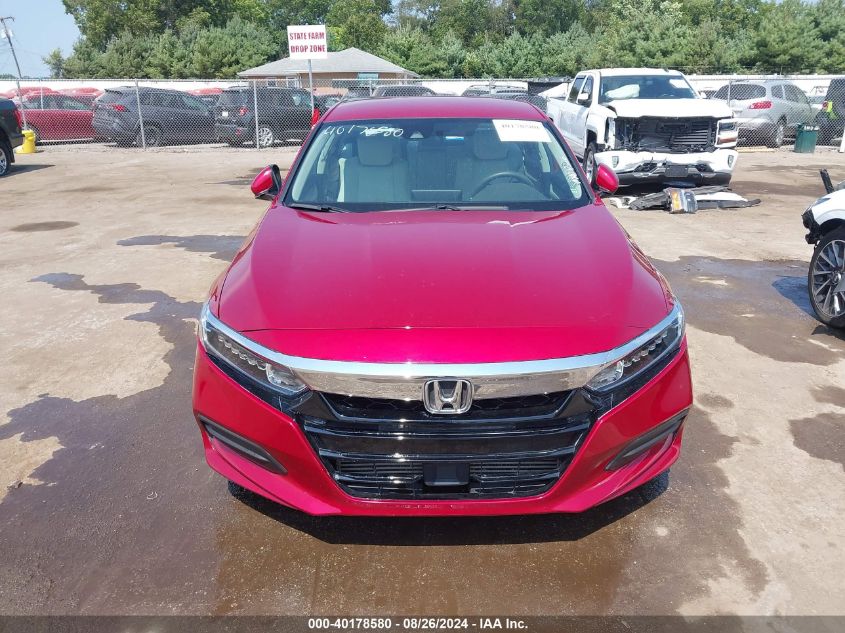 2018 Honda Accord Lx VIN: 1HGCV1F11JA035020 Lot: 40178580